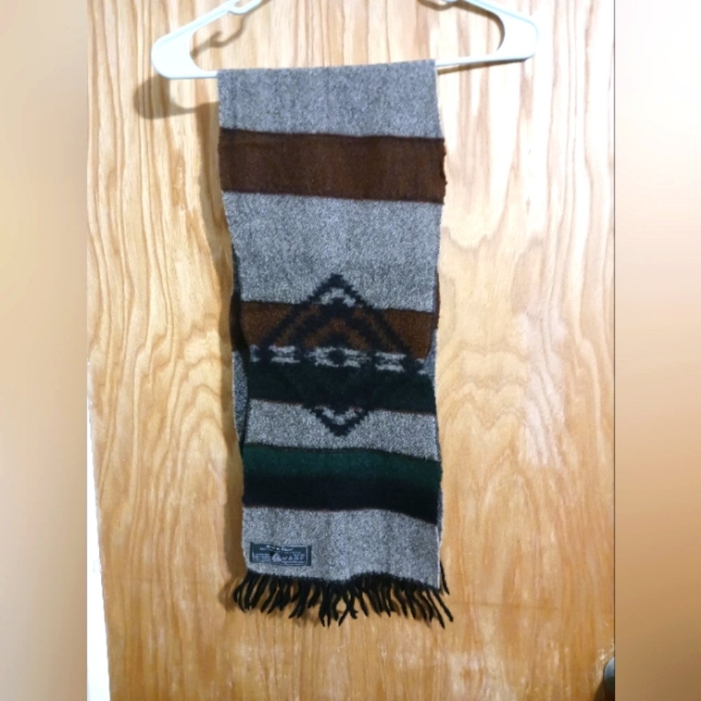 5 For $25! Cozy Western Pure New Wool Scarf France 47" x   10" France